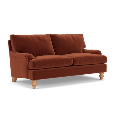 Large 2 Seater - Brick - Matt Velvet