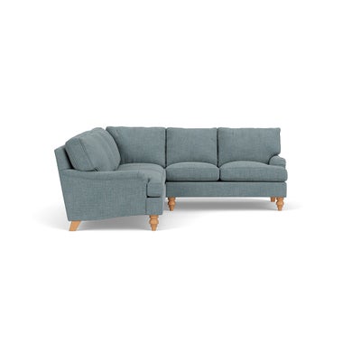 Corner Sofa - Teal Marl - Rustic Weave