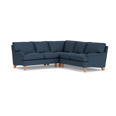 Corner Sofa - Indigo - House Linen Mix