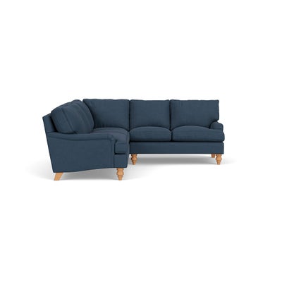 Corner Sofa - Indigo - House Linen Mix