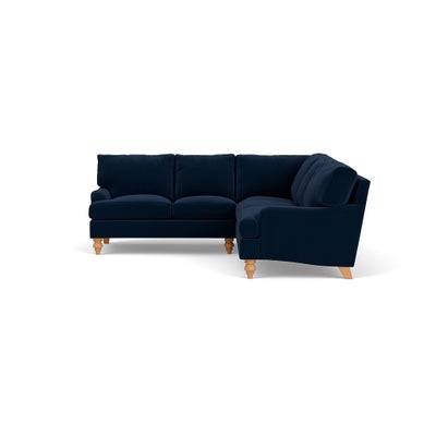 Corner Sofa - Deep Blue - Matt Velvet