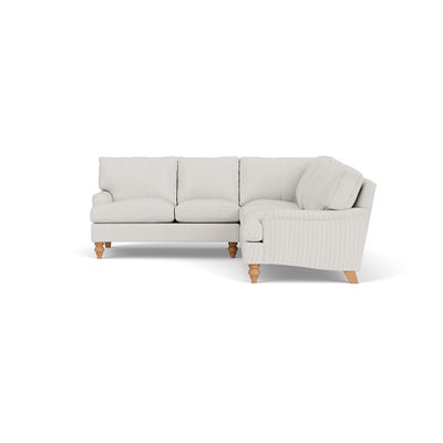 Corner Sofa - Grey - Broadway Stripe