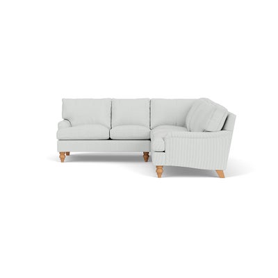 Corner Sofa - Duck Egg - Broadway Stripe