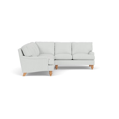 Corner Sofa - Duck Egg - Broadway Stripe