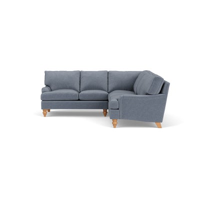 Corner Sofa - Navy - Eco Herringbone