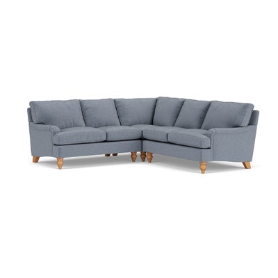Corner Sofa - Navy - Eco Herringbone