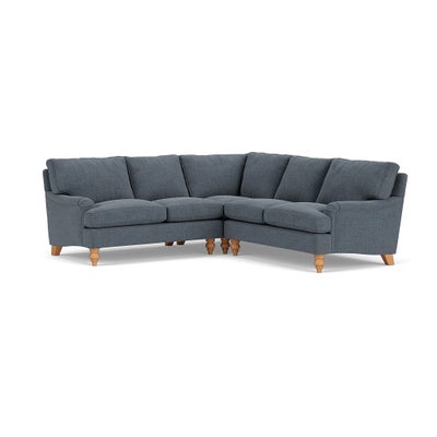 Corner Sofa - Indigo - Rustic Weave