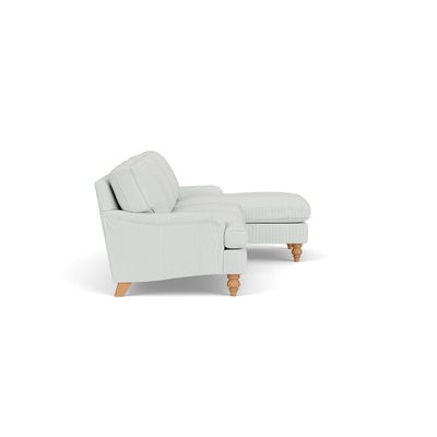 Chaise Large Right Hand - Duck Egg - Broadway Stripe