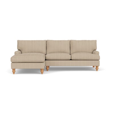 Chaise Large Left Hand - Natural - Compton Stripe