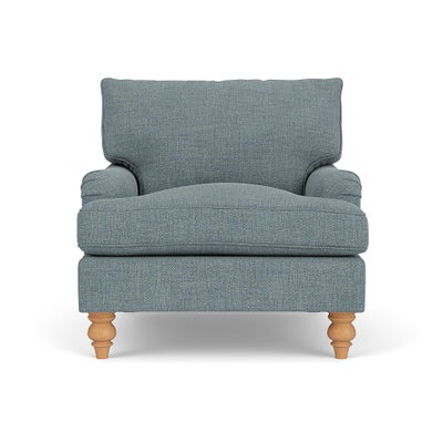 Armchair - Teal marl - Rustic Weave