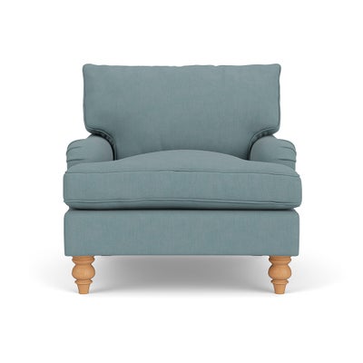 Armchair - Sky blue - House Linen Mix