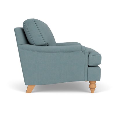 Armchair - Sky blue - House Linen Mix