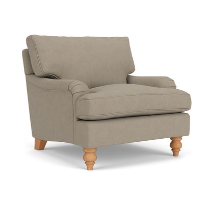 Armchair - Dove grey - House Linen Mix