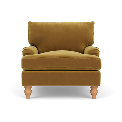 Armchair - Mustard - Matt Velvet