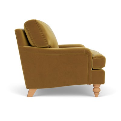 Armchair - Mustard - Matt Velvet