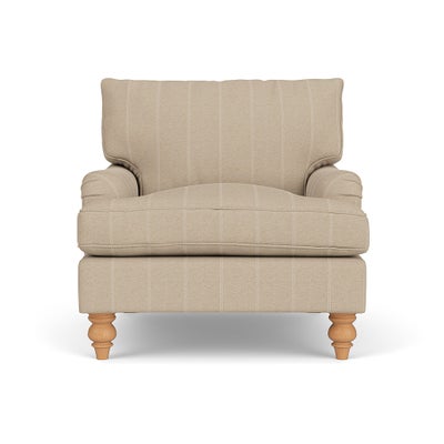 Armchair - Natural - Compton Stripe