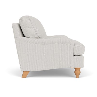 Armchair - Grey - Broadway Stripe