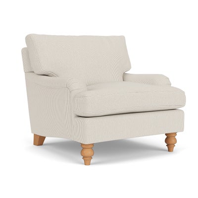 Armchair - Natural - Broadway Stripe