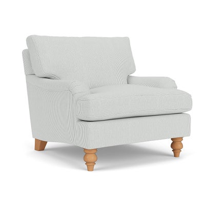 Armchair - Duck Egg - Broadway Stripe