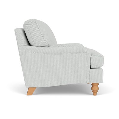 Armchair - Duck Egg - Broadway Stripe
