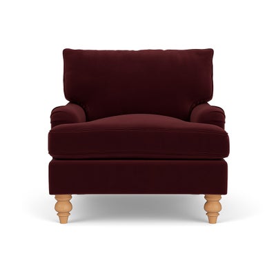Armchair - Dark Rosehip - Matt Velvet
