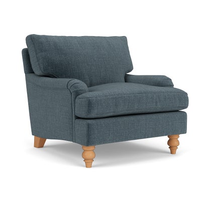 Armchair - Teal - Eco Chenille