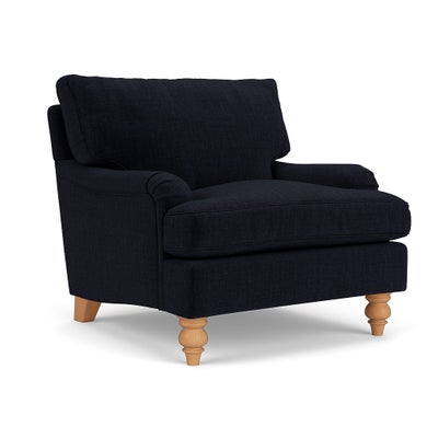 Armchair - Ink - Eco Chenille