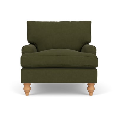 Armchair - Forest Green - House Linen Mix