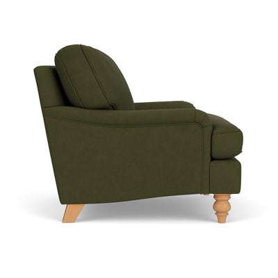 Armchair - Forest Green - House Linen Mix