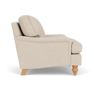 Armchair - Lily White - House Linen Mix