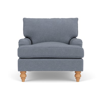 Armchair - Navy - Eco Herringbone