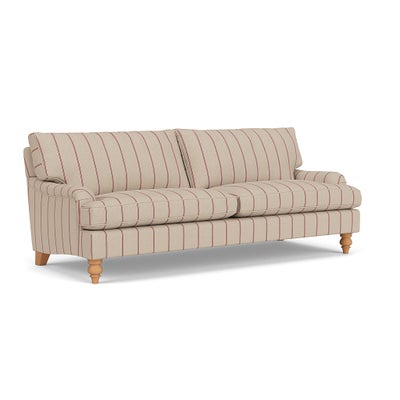 4 Seater - Raspberry - Compton Stripe