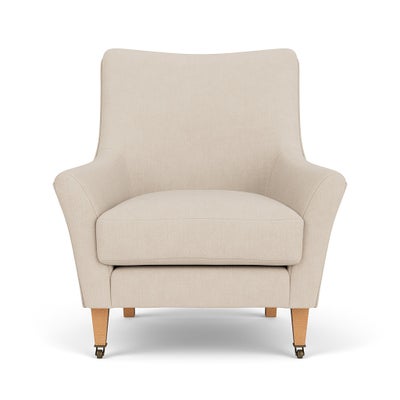 Armchair - Lily White - House Linen Mix