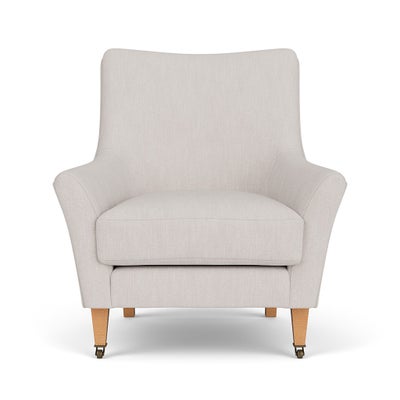 Armchair - Soft White - Luxury Italian Linen