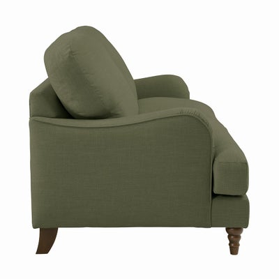 Burton - 3 Seater - Forest Green - House Linen Mix