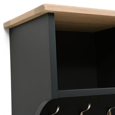 Storage Shelf and Hooks
