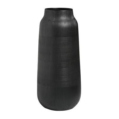 Black Clay Vase 35cm