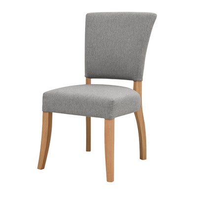 Upholstered Dining Chair Grey