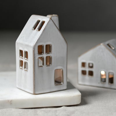 Stoneware Village House Medium