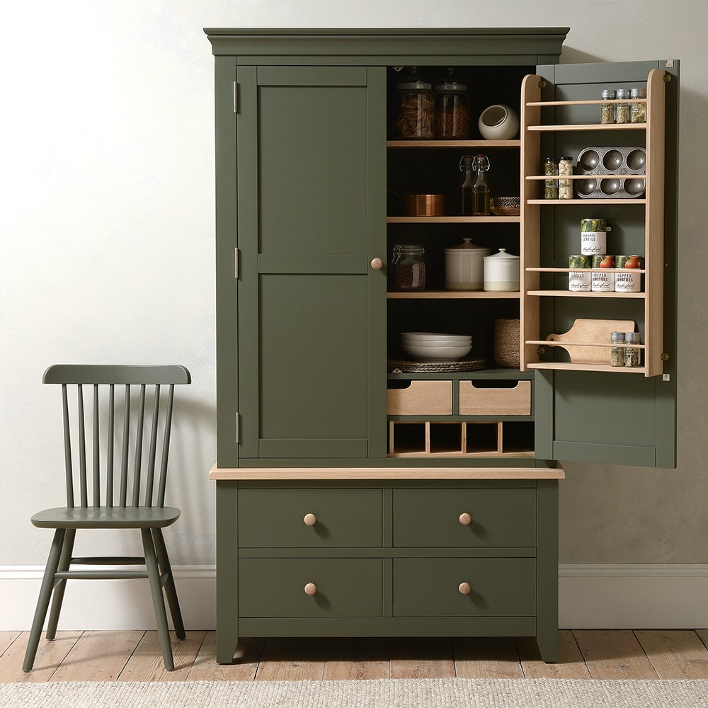 Chester Forest Green Double Larder - The Cotswold Company