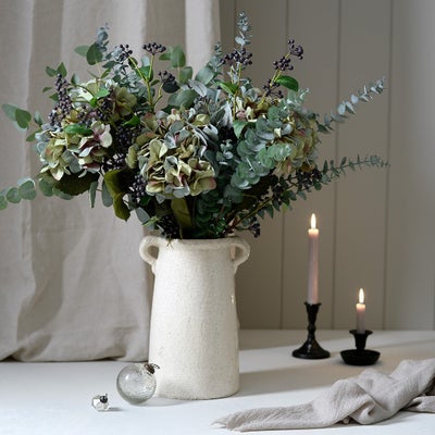 Antique Blue Giant Hydrangea Stem