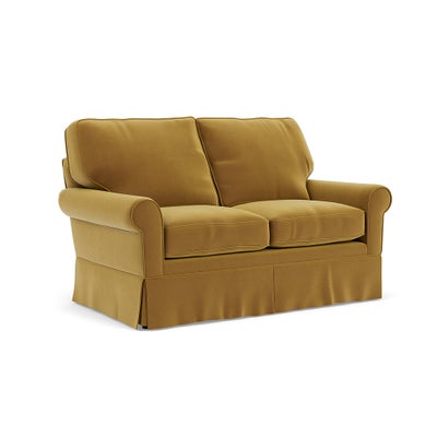 Large 2 Seater - Mustard - Matt Velvet
