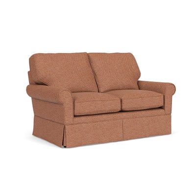Large 2 Seater - Brick - Herringbone Weave