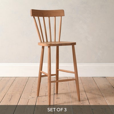 Spindleback Bar Stool - Set of 3