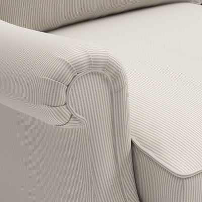 Armchair - Natural - Broadway Stripe