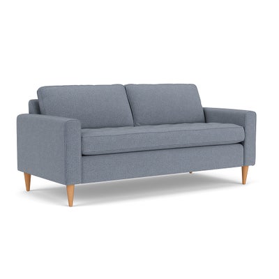 3 Seater - Navy - Eco Herringbone