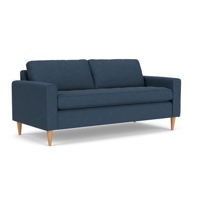 3 Seater - Indigo - House Linen Mix