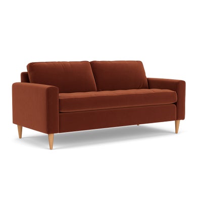 3 Seater - Brick - Matt Velvet