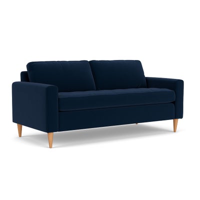 3 Seater - Deep blue - Matt Velvet