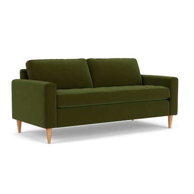 3 Seater - Forest Green - Matt Velvet